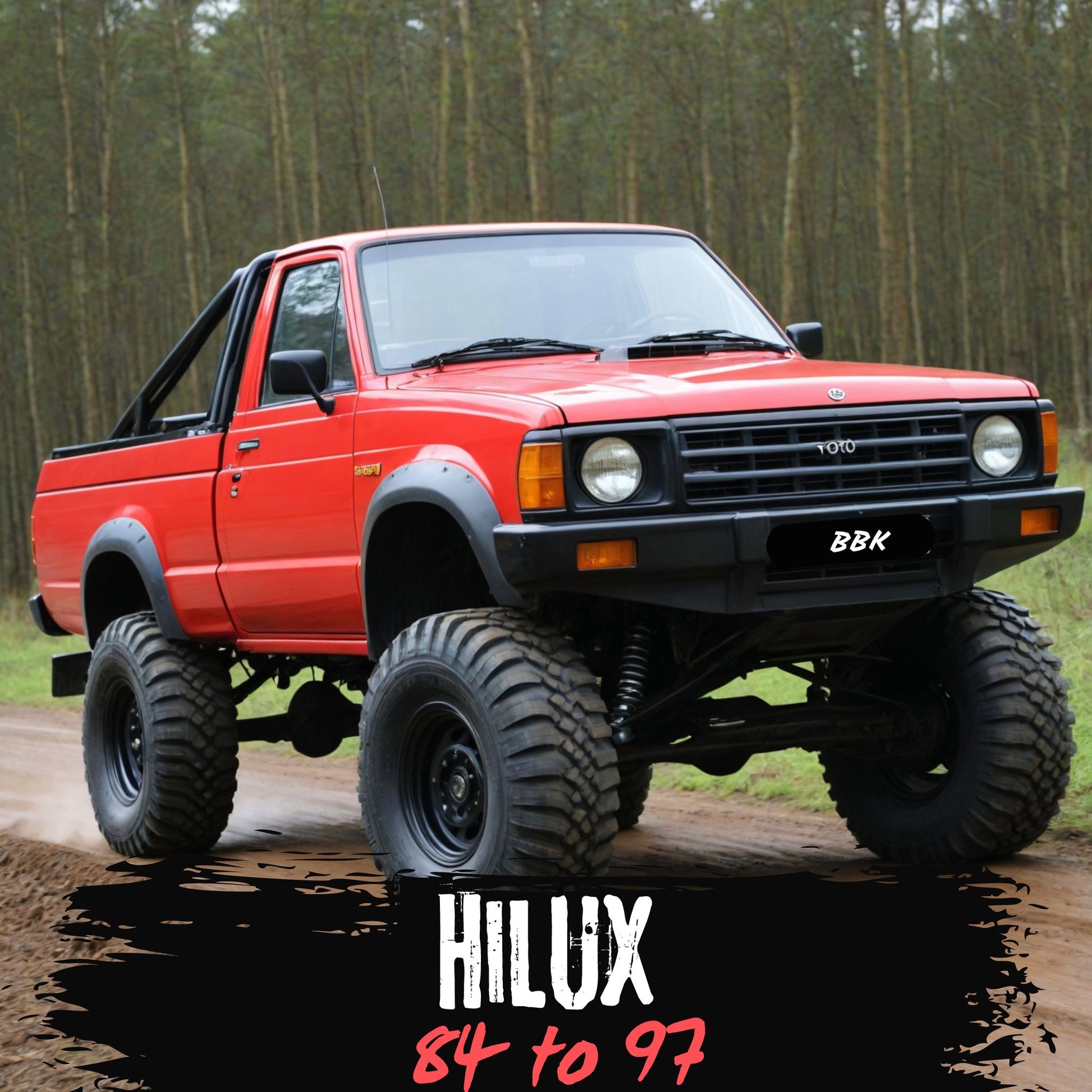 Toyota Hilux 1984 to 1997 body lift kit