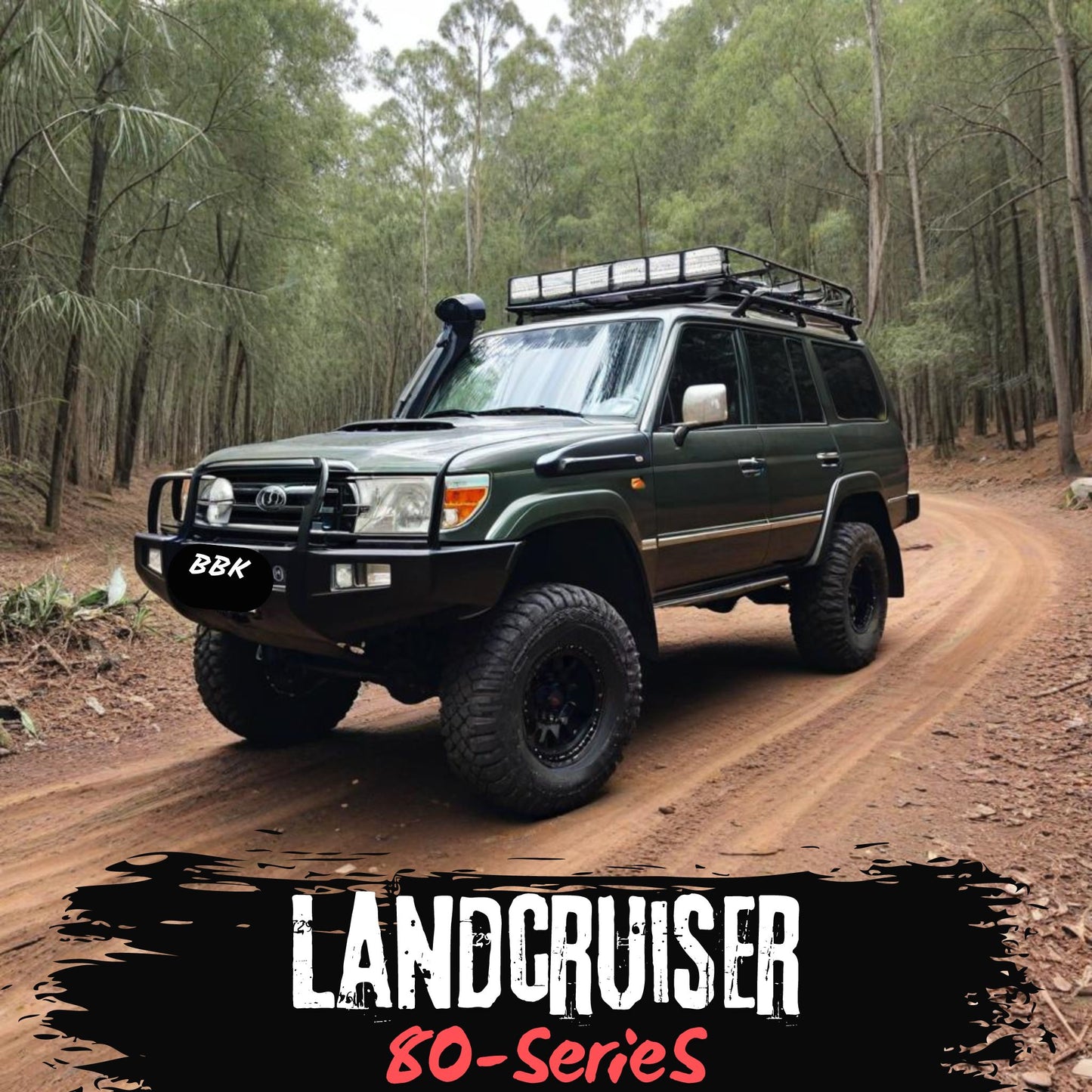 80 series Toyota Landcruiser Body Lift Kit